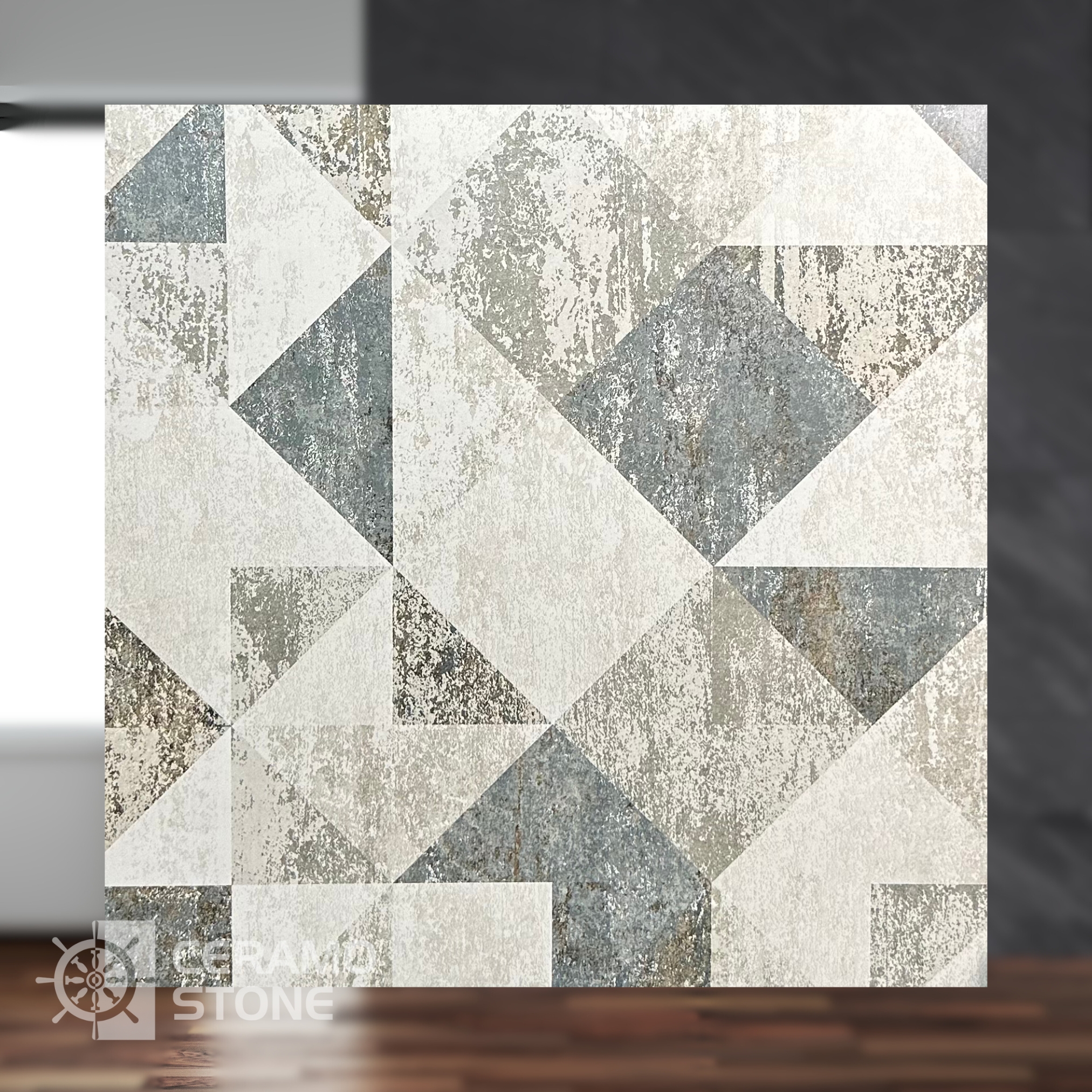 Керамогранит 600*600 Beton Multicolor Decor-1 (A C7 R2)