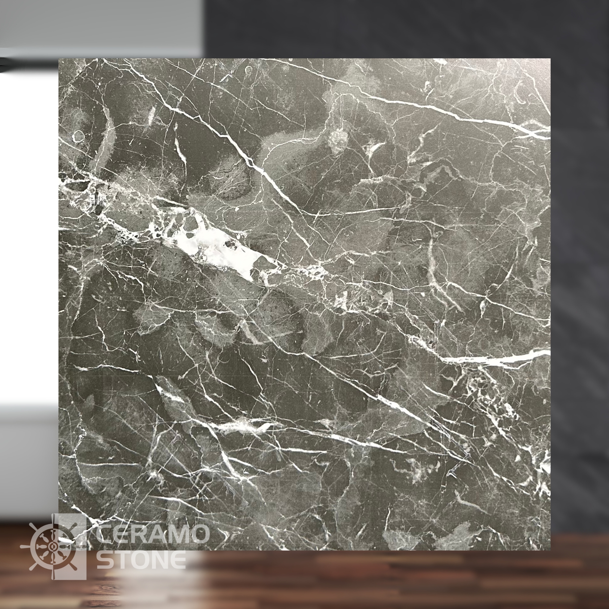 Керамогранит 600*600 Black marble (A C7 R2)