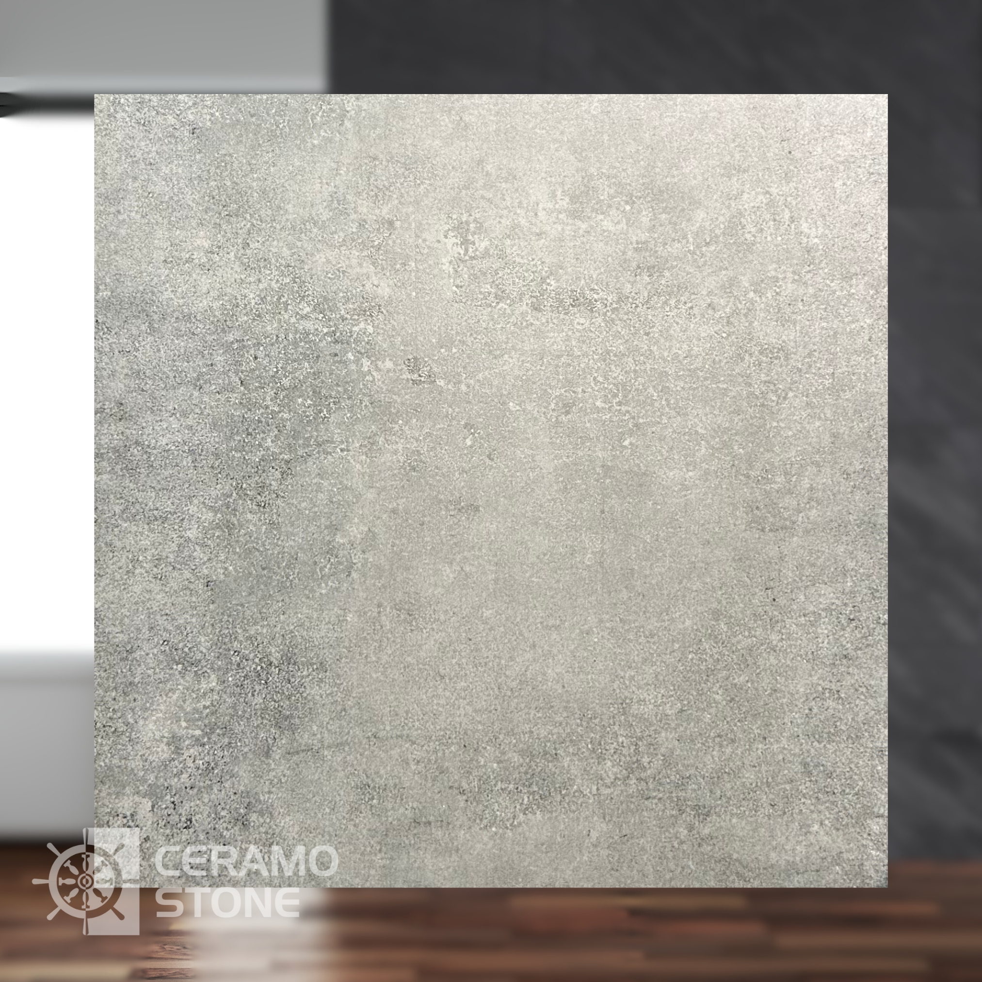 Керамогранит 600*600 Old cement pattern grey (A C10 R2)