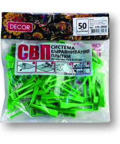 Выравнивания Плитки Клин (СВП) (Панда) зеленый  (50шт)